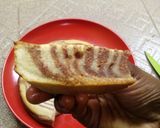 A picture of step 5 of Zebra cake.