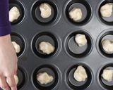 A picture of step 4 of Mini Blueberry Tart [using muffin tin].