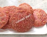 A picture of step 5 of Beetroot Poori.