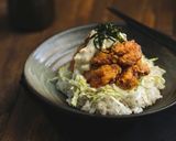 Foto langkah ke 4 dari resep Egg Mayo Karaage Rice Bowl.