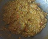 A picture of step 3 of Shahi bhindi.