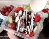 Foto langkah ke 4 dari resep Buah Siram Coklat.