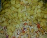 A picture of step 5 of Garlic macroni chaat.