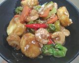 Foto langkah ke 11 dari resep Sapo Tahu Udang.