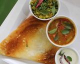 A picture of step 4 of Masala dosa chutney and sambar.