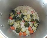 Foto del paso 1 de la receta: Hamburguesas de arroz y brócoli para bebés (blw)