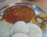 A picture of step 2 of #SIS#Little millet,idli rice,urad dal Soft Idli with chutney.
