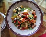 Foto langkah ke 10 dari resep Tumis Jamur campur tahu.