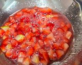 A picture of step 3 of Strawberry Yoghurt Cheesecake Cups.
