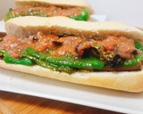 Foto del paso 7 de la receta: Bocadillo de panceta mediterráneo