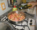 Foto del passaggio 3 della ricetta Spaghetti sui gamberoni