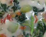 Foto langkah ke 3 dari resep Bobor Labu Siam dan Bayam.