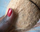 A picture of step 1 of Coconut Milk #mystaplefoodrecipecontest.