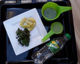 A picture of step 1 of Virgin Mojito.