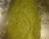 A picture of step 5 of Healthy n tasty palak puri.