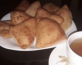 A picture of step 1 of Mandazi.
