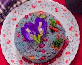 ब्लु पी राइस (Blue Pea Rice) रेसिपी चरण 7 फोटो