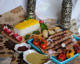 A picture of step 6 of Persian Chelow-kebab.