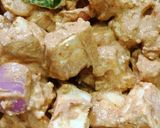 A picture of step 4 of Paneer tikka.