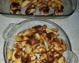 A picture of step 8 of Cinnamon bun apple bites.