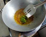 A picture of step 1 of Cabbage-Peas Green Subzi.