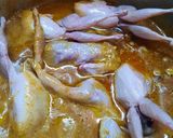 A picture of step 4 of Batair(Quail) Qourma.