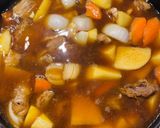 A picture of step 3 of Braised Pork Ribs with Potatoes.