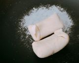 Hình bước làm 1 của món Gỏi gà xé phay (món chay)