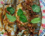 Gambar langkah 2 resipi Kembung Bakar Pes Tomyam.