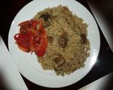 A picture of step 5 of Beef pilau.