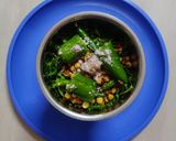 A picture of step 2 of Sukha Bhel Mumbai Style.