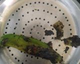 A picture of step 2 of Garlic Chutney (roasted).