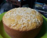 Foto langkah ke 12 dari resep Bolu labu kuning topping keju pake panci part 2.