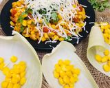 A picture of step 2 of Corn Bhel.
