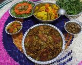 عکس مرحله 2 از دستور ماش پلو با مرغ(ناهار)