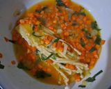 Foto langkah ke 3 dari resep Paeng-ee Beoseot Jeon, 팽이버섯전 (Korean Enoki Mushroom Pancake).