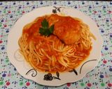 Foto del paso 5 de la receta: Tallarines en Salsa Roja de Pollo