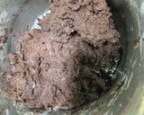 Gambar langkah 3 resipi Biskut Coklat Sedap 4 Bahan.