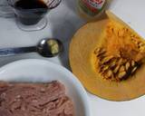Japanese soy sweet Pumpkin with Chicken recipe step 1 photo