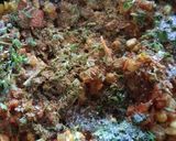 A picture of step 3 of Veggie Chapati wraps.