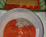 A picture of step 3 of Lasagna.