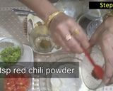 A picture of step 2 of Sooji Gold Coin - Rava Toast Recipe - Sooji Toast - Suji Bread Toast.