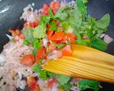 A picture of step 6 of Mutton paya seashore style.
