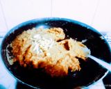 A picture of step 4 of Yummy tasty copra banana dry fruit Burfi.