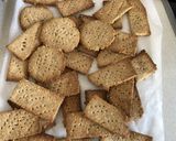 A picture of step 4 of Coconut Biscuitpara/Coconut Crackers.