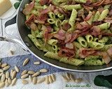 Foto del paso 6 de la receta: Macarrones al pesto con bacon