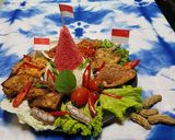 Foto langkah ke 4 dari resep Nasi Lemak Merah Putih ⛳.