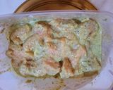 A picture of step 2 of Baked Malai Boti.