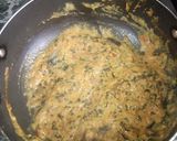 A picture of step 6 of Methi paneer makhani.