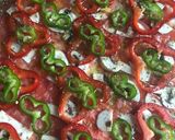 Foto del paso 6 de la receta Pizza 🍕 cuadrada con vegetales crudos🌱